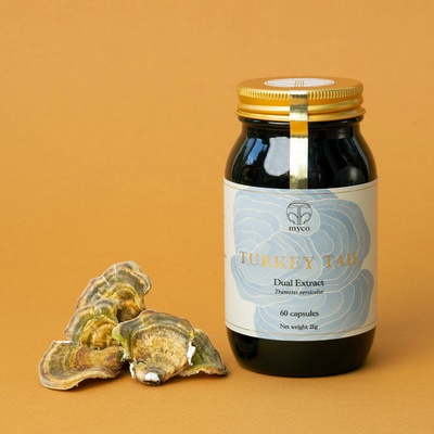 Turkey Tail Dual Extract Capsules